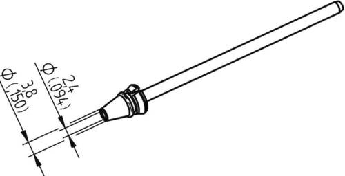 Ersa 0742ED2438H/SB Entlötspitze Konisch Spitzen-Länge 79.25mm Inhalt 1St. von Ersa