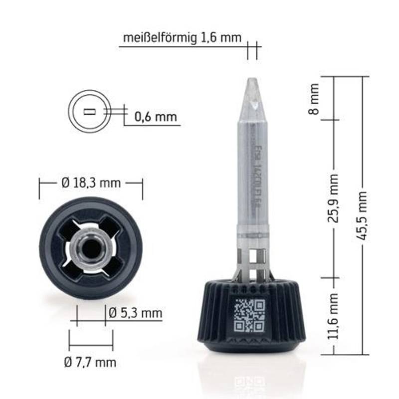 Ersa Lötspitze meißelförmig B.1,6mm 0142CDLF16/SB von Ersa