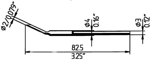 Ersa MD/SB Entlötspitze Spitzen-Größe 2mm Inhalt 2St. von Ersa