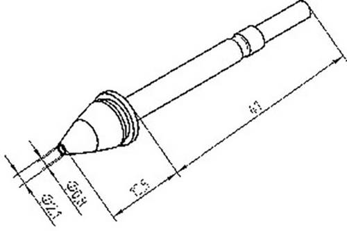 Ersa X-TOOL 0722ED0821/SB Entlötspitze Spitzen-Größe 1mm Inhalt 1St. von Ersa