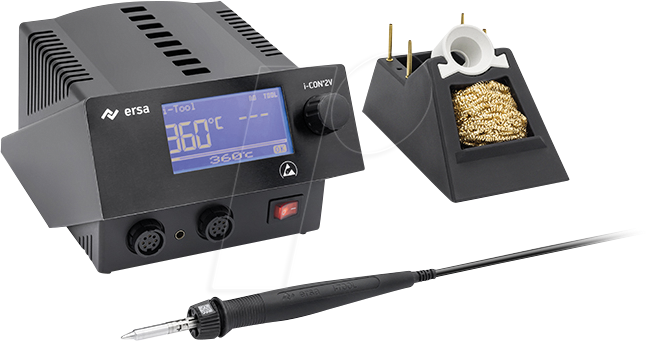 I-CON-2V C MK2 - Lötstation, ERSA i-CON 2V C MK2, i-TOOL, 150 W, 2-Kanal, ESD I-CON-2V C MK2 - Lötstation, ERSA i-CON 2V C MK2, i-TOOL, 150 W, 2-Kanal, ESD von Ersa