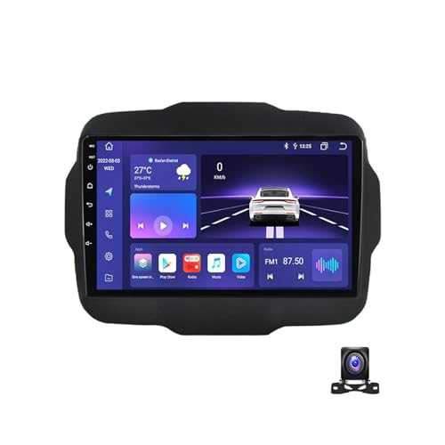 EsaSam 9 Zoll Android 13 Autoradio Multimedia MP5 Video Player Für Jeep Renegade 2014~2018 GPS Navigation Mit Rückfahrkamera/Carplay/Android Auto/FM RDS Radio/Lenkradsteuerung,8 core m600s 6g+128g EsaSam 9 Zoll Android 13 Autoradio Multimedia MP5 Video Player Für Jeep Renegade 2014~2018 GPS Navigation Mit Rückfahrkamera/Carplay/Android Auto/FM RDS Radio/Lenkradsteuerung,8 core m600s 6g+128g von EsaSam