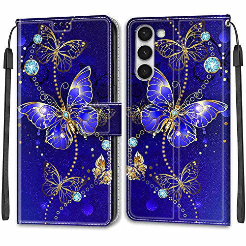 Esakycn für Samsung Galaxy S23 FE Klapphülle, hülle PU Leather Kartenfächer Muster Design Standfunktion Magnet, Stoßfeste Schutzhülle, Handyhülle für Samsung Galaxy S23 FE 6,4", Schmetterling Esakycn für Samsung Galaxy S23 FE Klapphülle, hülle PU Leather Kartenfächer Muster Design Standfunktion Magnet, Stoßfeste Schutzhülle, Handyhülle für Samsung Galaxy S23 FE 6,4", Schmetterling von Esakycn