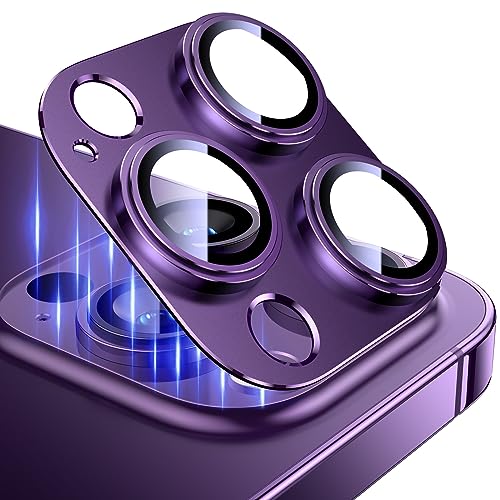 Esanik (2 Stück Kameraschutz für iPhone 14 Pro/iPhone 14 Pro Max Kamera Schutz, Panzer Schutz Glas Aluminiumlegierung Linsenschutz Camera Screen Protector Esanik (2 Stück Kameraschutz für iPhone 14 Pro/iPhone 14 Pro Max Kamera Schutz, Panzer Schutz Glas Aluminiumlegierung Linsenschutz Camera Screen Protector von Esanik