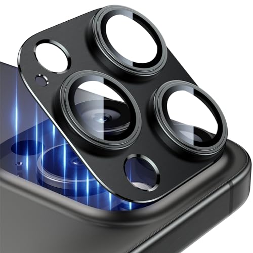 Esanik (2 Stück Kameraschutz für iPhone 15 Pro/iPhone 15 Pro Max Kamera Schutz, Panzer Schutz Glas Aluminiumlegierung Linsenschutz Camera Screen Protector Esanik (2 Stück Kameraschutz für iPhone 15 Pro/iPhone 15 Pro Max Kamera Schutz, Panzer Schutz Glas Aluminiumlegierung Linsenschutz Camera Screen Protector von Esanik