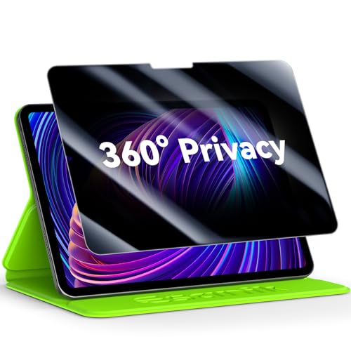 Esanik 360° Sichtschutz für iPad Pro 13 Zoll M4 2024, Blickschutz für Panzerglas Displayschutz für iPad Pro 13 Privacy Screen protector von Esanik