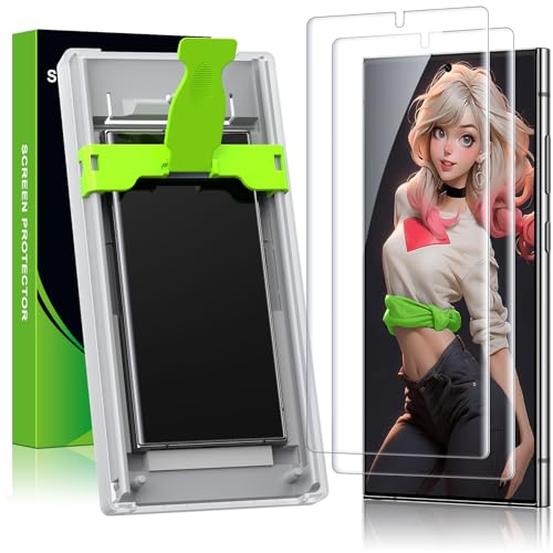 Esanik für Samsung Galaxy S22 Ultra/ S23 Ultra Schutzfolie, Fingerabdruck-ID Kompatibel,7H Härte S23 Ultra Displayschutz Folie Screen Protector (2 Stück) Esanik für Samsung Galaxy S22 Ultra/ S23 Ultra Schutzfolie, Fingerabdruck-ID Kompatibel,7H Härte S23 Ultra Displayschutz Folie Screen Protector (2 Stück) von Esanik