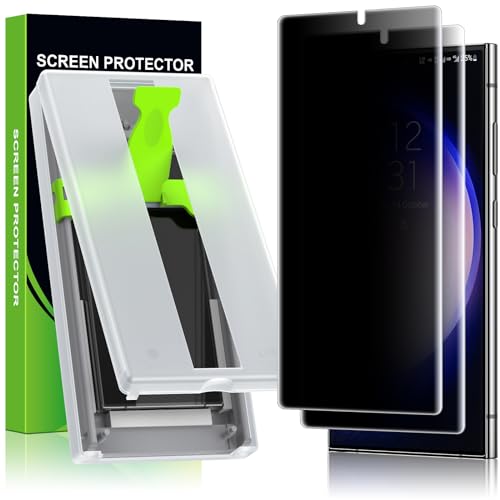 Esanik Sichtschutz für Samsung Galaxy S22 Ultra/ S23 Ultra Sichtschutzfolie, Fingerabdruck-ID Kompatibel, 7H Privacy Screen Protector Displayschutz (Auto-Installation), 2 Stück Esanik Sichtschutz für Samsung Galaxy S22 Ultra/ S23 Ultra Sichtschutzfolie, Fingerabdruck-ID Kompatibel, 7H Privacy Screen Protector Displayschutz (Auto-Installation), 2 Stück von Esanik