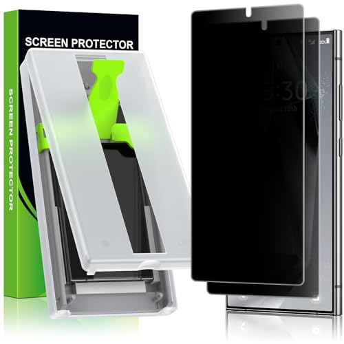 Esanik Sichtschutz für Samsung Galaxy S24 Ultra Sichtschutzfolie, Fingerabdruck-ID Kompatibel, 7H Privacy Screen Protector S24 Ultra Displayschutz (Auto-Installation), 2 Stück Esanik Sichtschutz für Samsung Galaxy S24 Ultra Sichtschutzfolie, Fingerabdruck-ID Kompatibel, 7H Privacy Screen Protector S24 Ultra Displayschutz (Auto-Installation), 2 Stück von Esanik