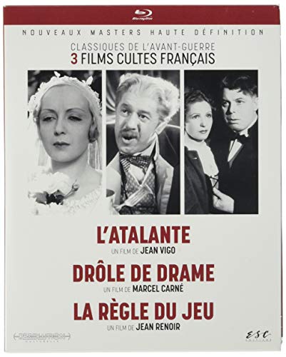 Coffret classiques de l'avant-guerre 3 films : drôle de drame ; la règle du jeu ; l'atalante [Blu-ray] [FR Import] von Esc Editions