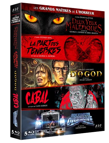Les grands maîtres de l'horreur- coffret 5 films [Blu-ray] [FR Import] von Esc Editions