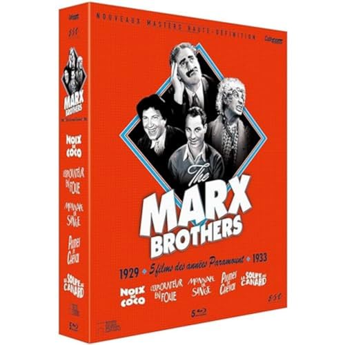 Marx brothers - coffret 5 films [Blu-ray] [FR Import] von Esc Editions