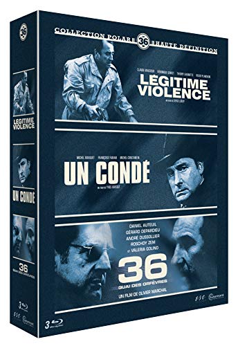 Polars - coffret 3 films : légitime violence + un condé + 36 quai des orfèvres [Blu-ray] [FR Import] von Esc Editions