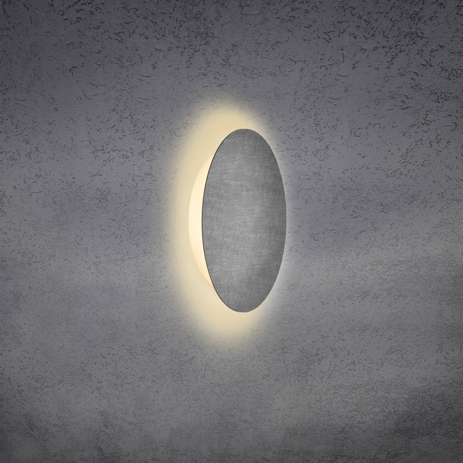 Escale Blade LED-Wandleuchte, Betonoptik, Ø 24 cm Escale Blade LED-Wandleuchte, Betonoptik, Ø 24 cm von Escale