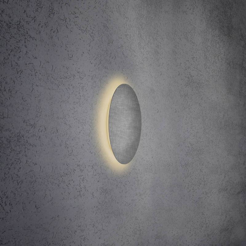 Escale Blade LED-Wandleuchte, Betonoptik, Ø 34 cm von Escale
