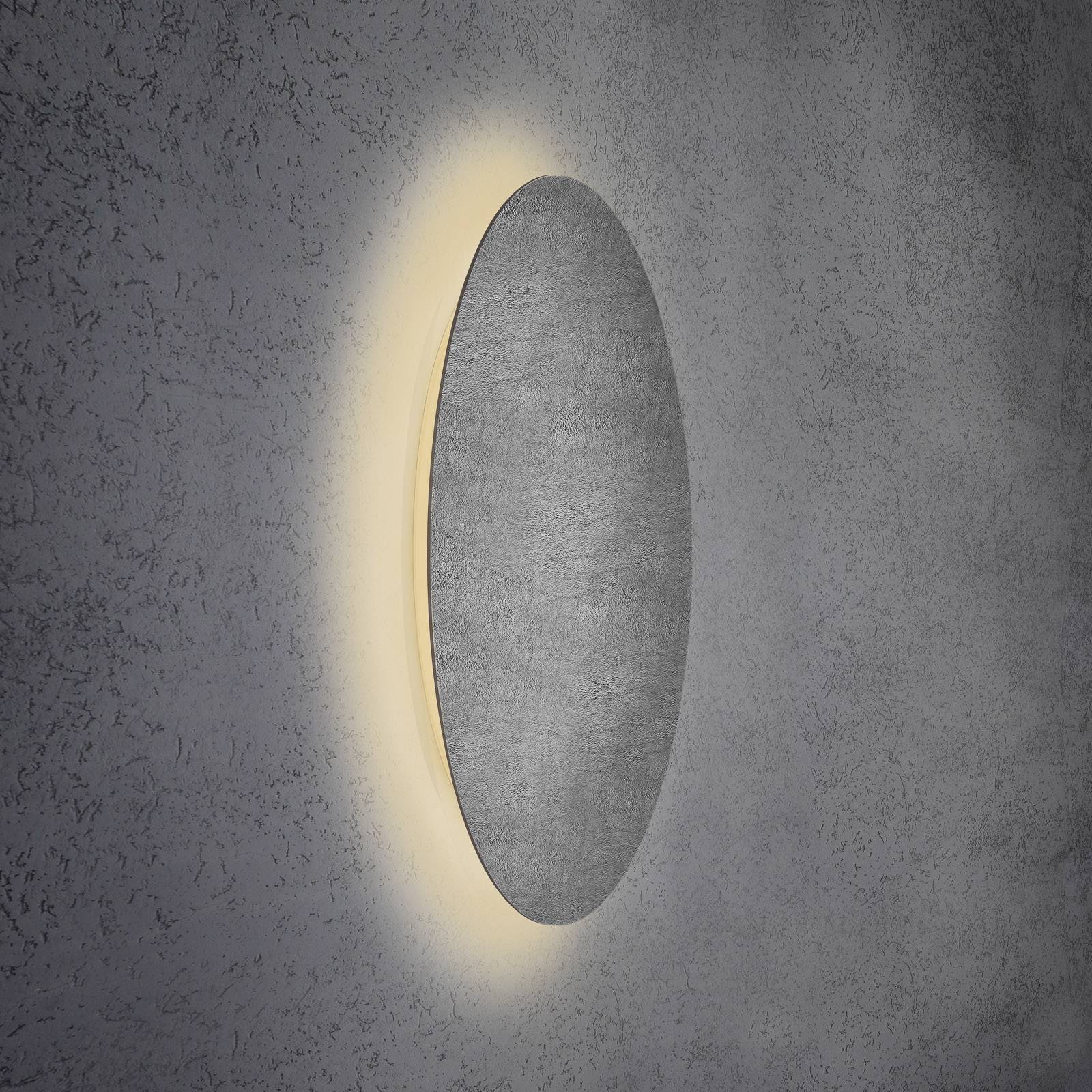 Escale Blade LED-Wandleuchte, Betonoptik, Ø 79 cm Escale Blade LED-Wandleuchte, Betonoptik, Ø 79 cm von Escale
