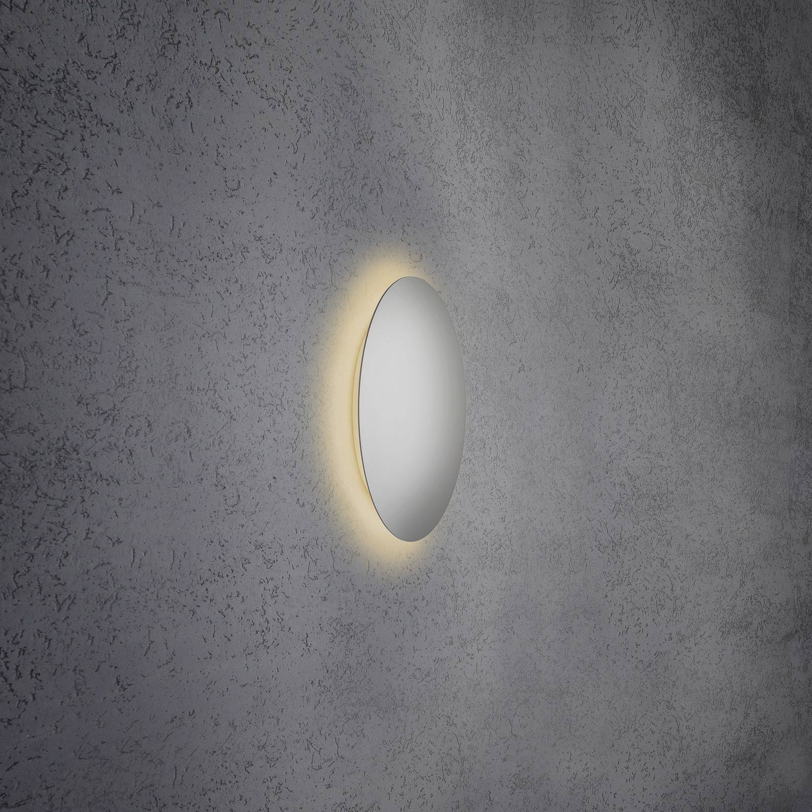 Escale Blade LED-Wandleuchte, silber matt, Ø 34 cm Escale Blade LED-Wandleuchte, silber matt, Ø 34 cm von Escale