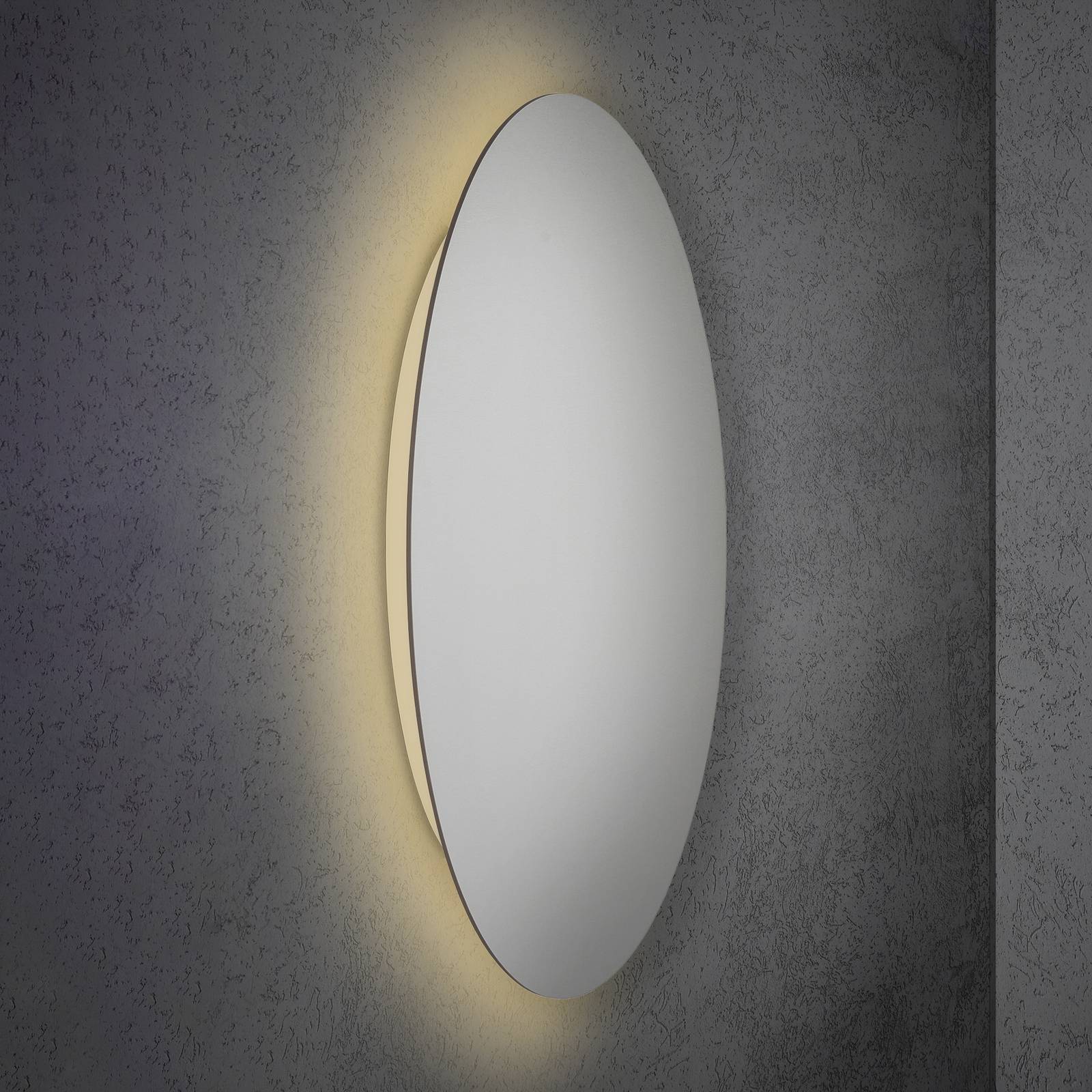 Escale Blade LED-Wandleuchte, silber matt, Ø 95 cm Escale Blade LED-Wandleuchte, silber matt, Ø 95 cm von Escale