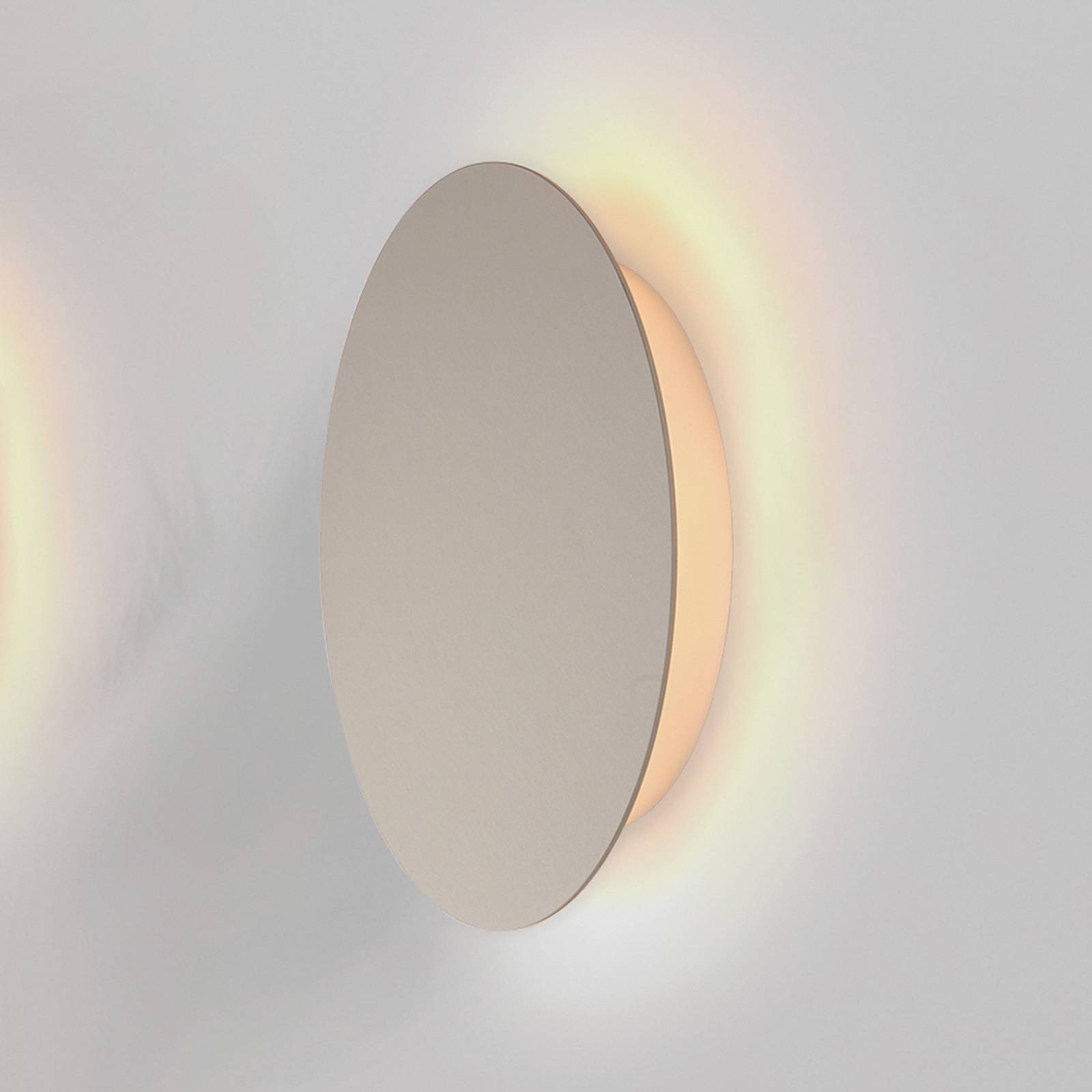 Escale Blade LED-Wandleuchte, taupe, Ø 24 cm Escale Blade LED-Wandleuchte, taupe, Ø 24 cm von Escale