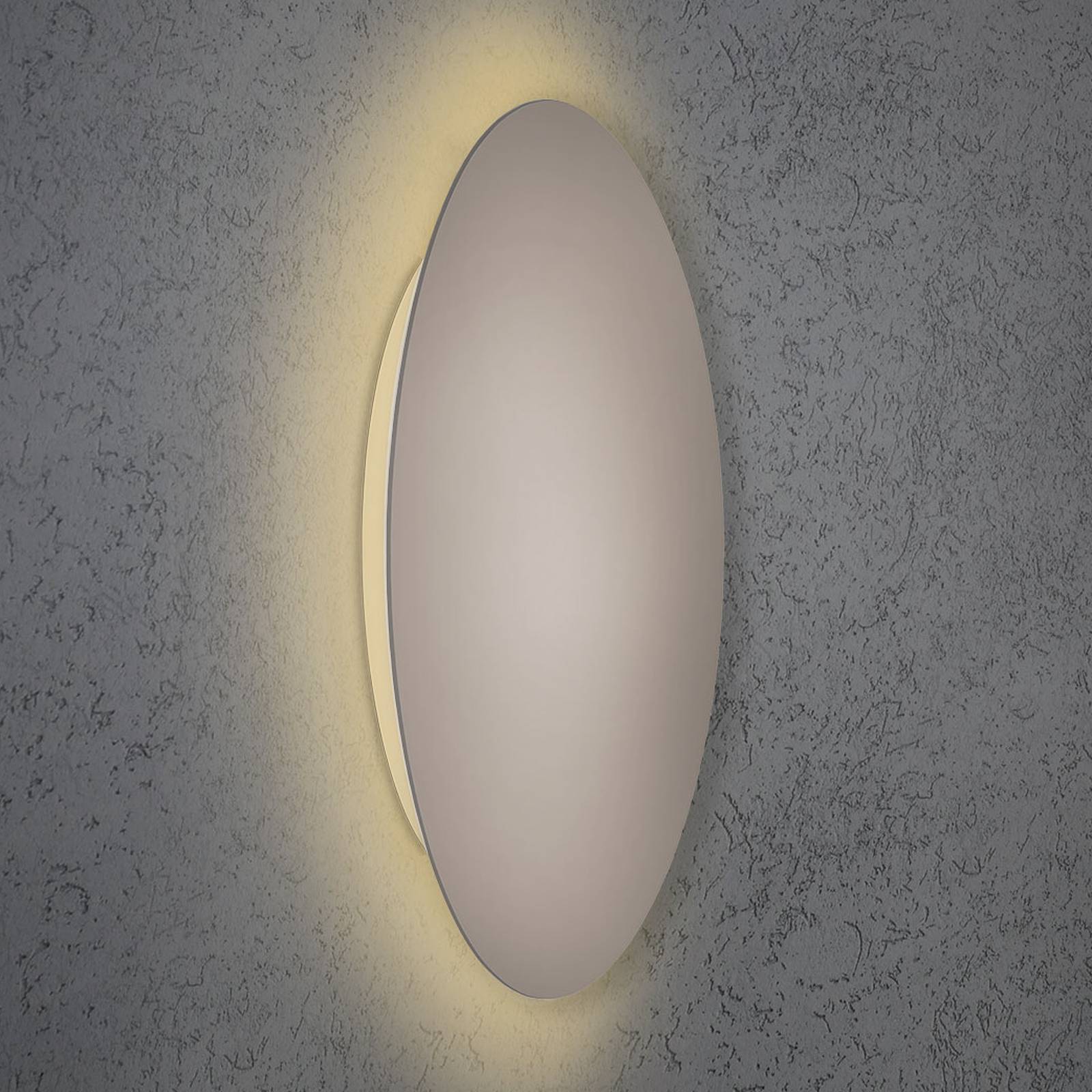 Escale Blade LED-Wandleuchte, taupe, Ø 44 cm Escale Blade LED-Wandleuchte, taupe, Ø 44 cm von Escale