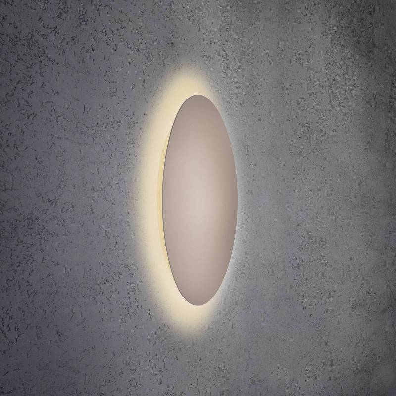 Escale Blade LED-Wandleuchte, taupe, Ø 59 cm von Escale