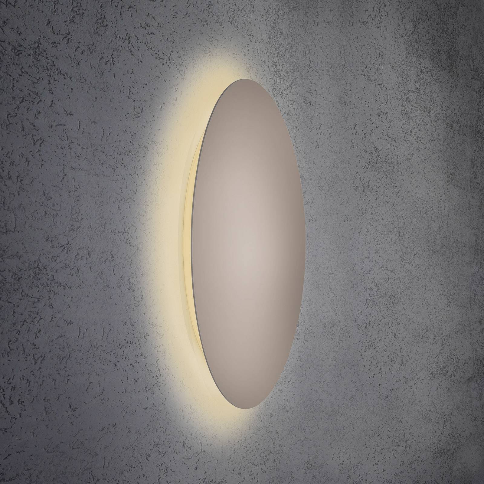 Escale Blade LED-Wandleuchte, taupe, Ø 79 cm Escale Blade LED-Wandleuchte, taupe, Ø 79 cm von Escale