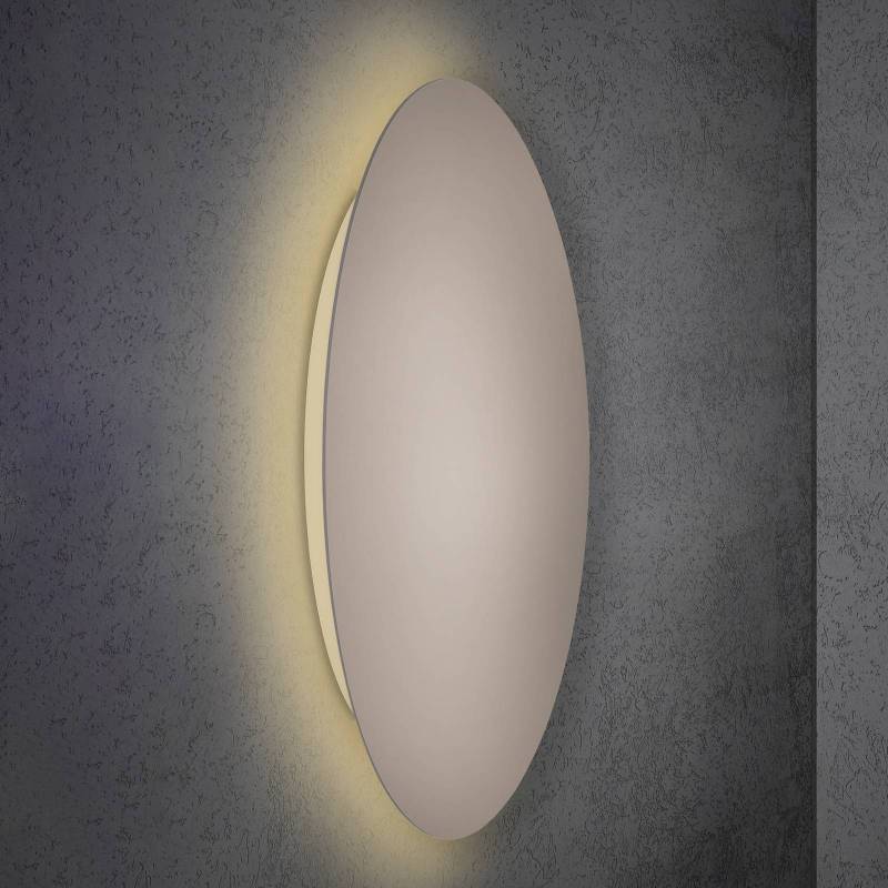 Escale Blade LED-Wandleuchte, taupe, Ø 95 cm von Escale