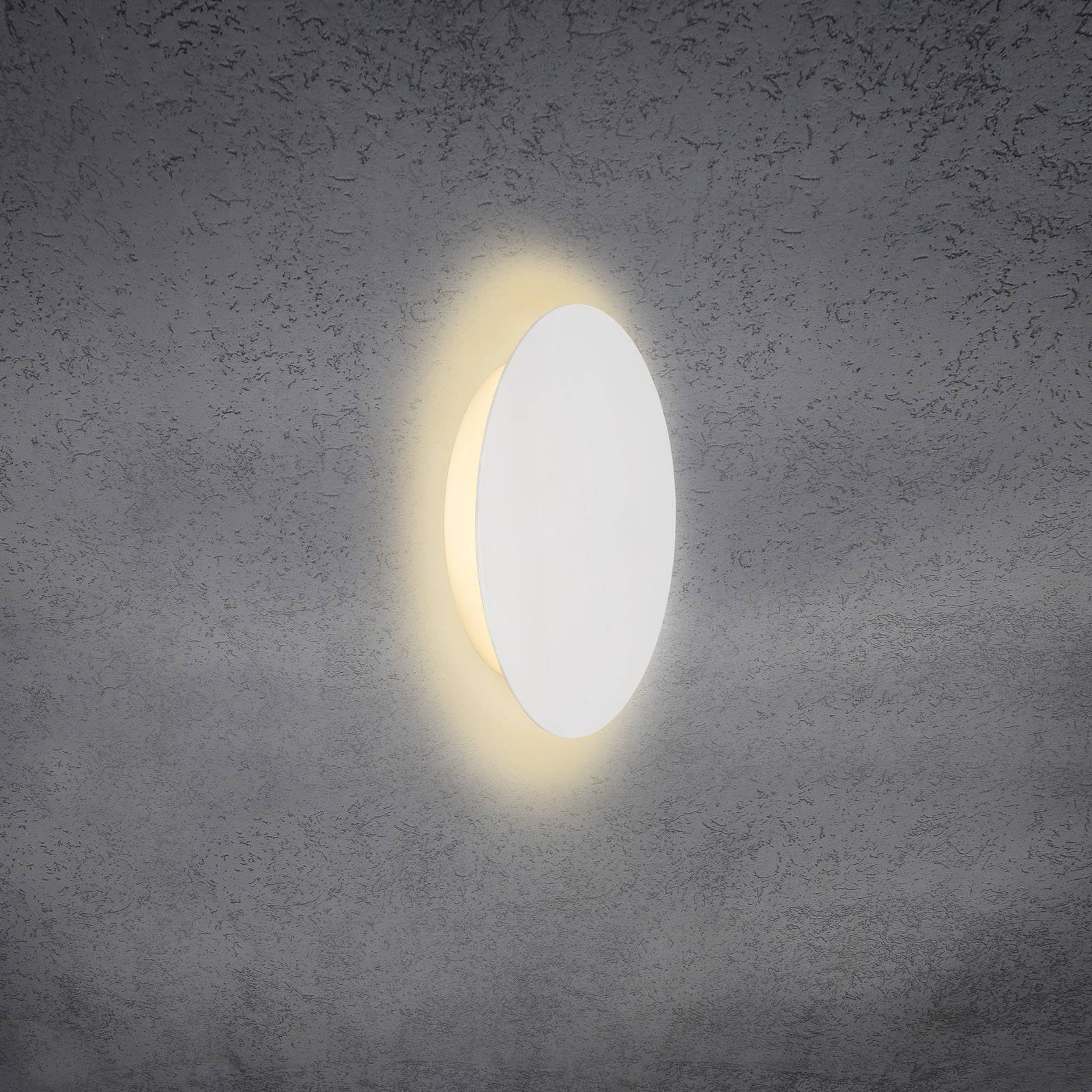 Escale Blade LED-Wandleuchte, weiß matt, Ø 24 cm Escale Blade LED-Wandleuchte, weiß matt, Ø 24 cm von Escale