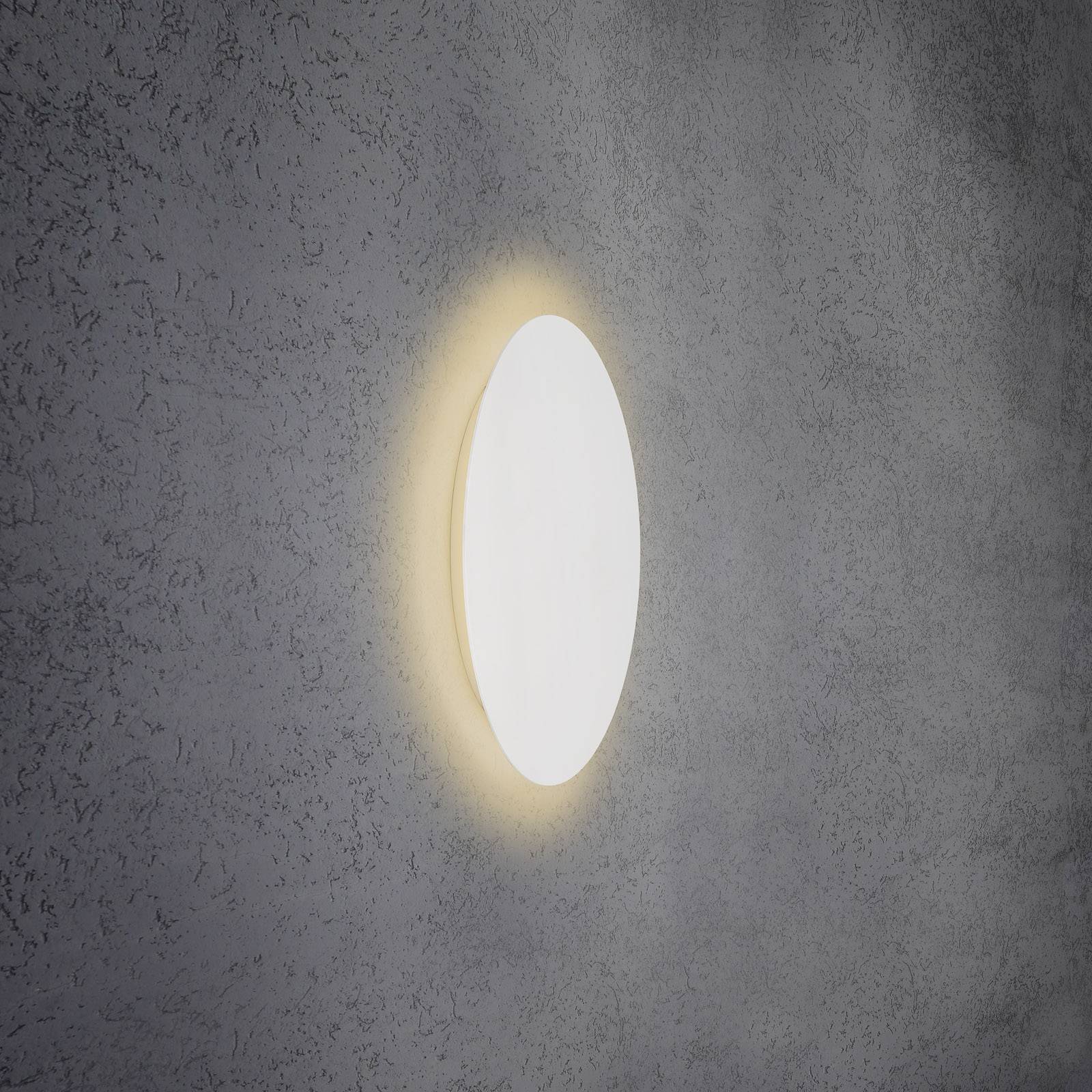 Escale Blade LED-Wandleuchte, weiß matt, Ø 44 cm Escale Blade LED-Wandleuchte, weiß matt, Ø 44 cm von Escale