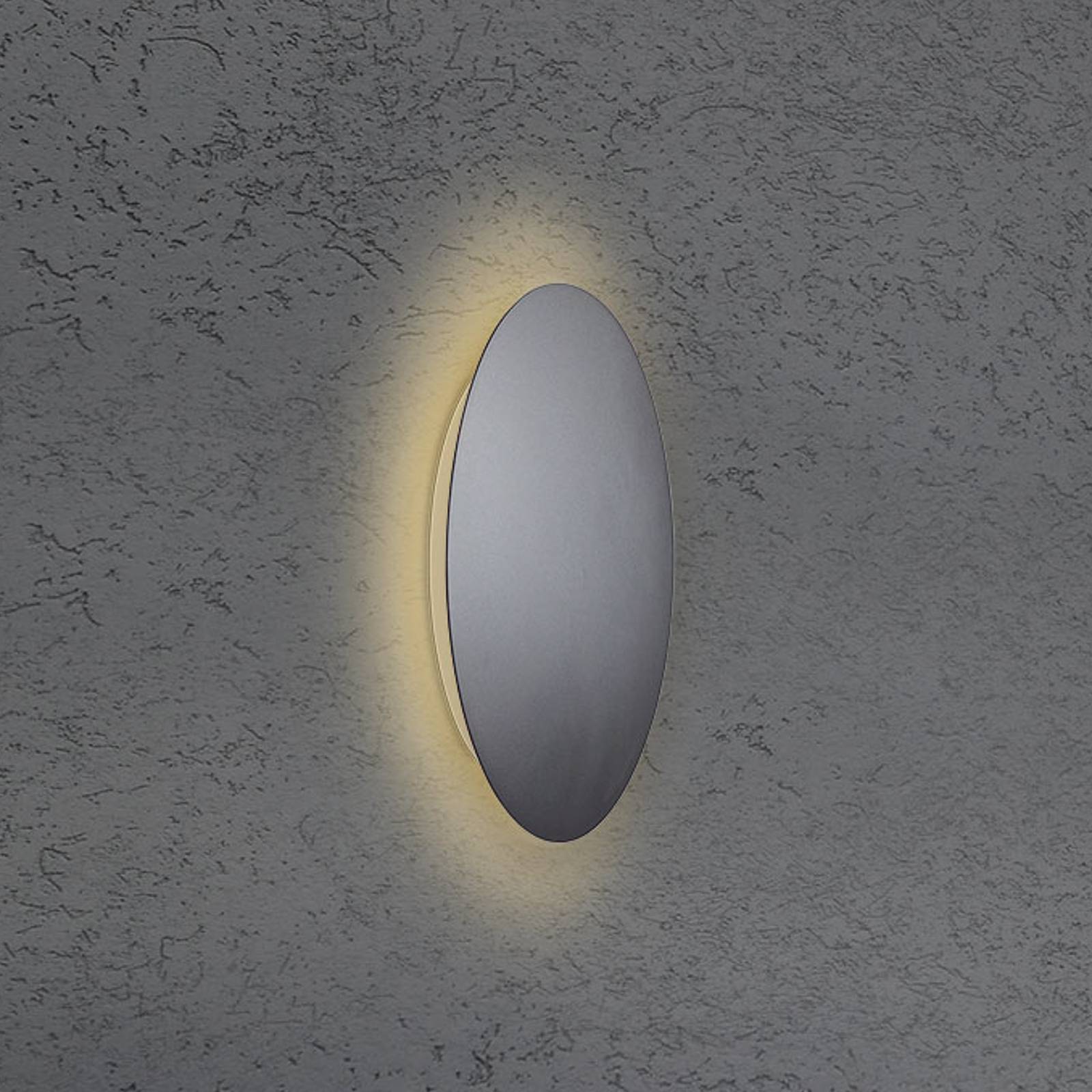 Escale Blade LED-Wandleuchte anthrazit Ø 18 cm Escale Blade LED-Wandleuchte anthrazit Ø 18 cm von Escale