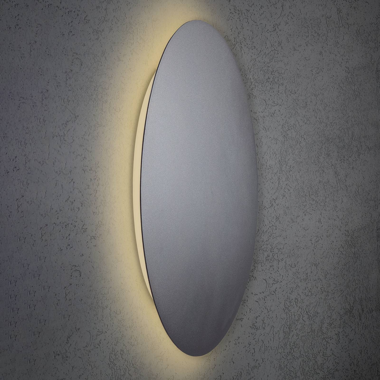 Escale Blade LED-Wandleuchte anthrazit Ø 79 cm von Escale