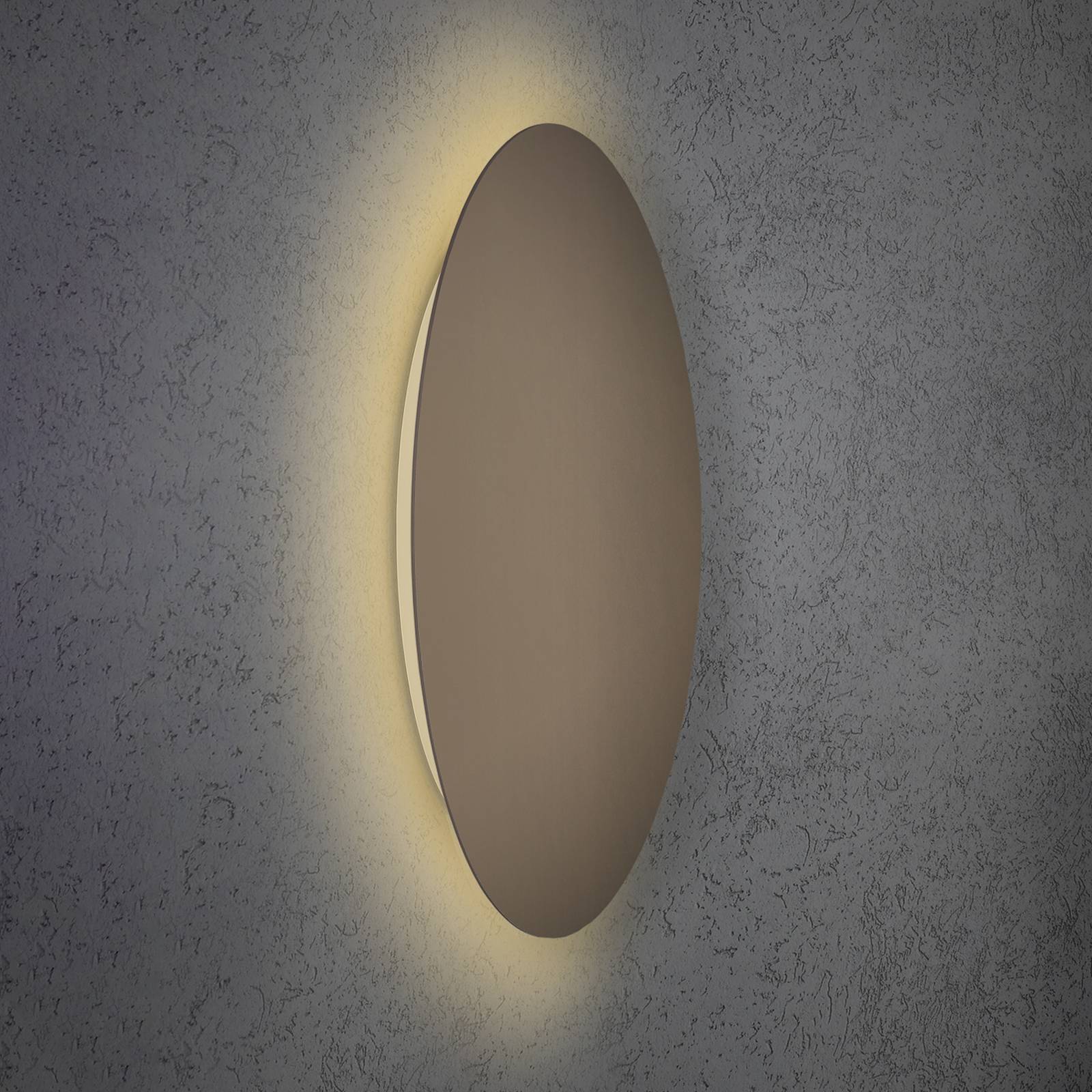 Escale Blade LED-Wandleuchte bronze Ø 59 cm von Escale