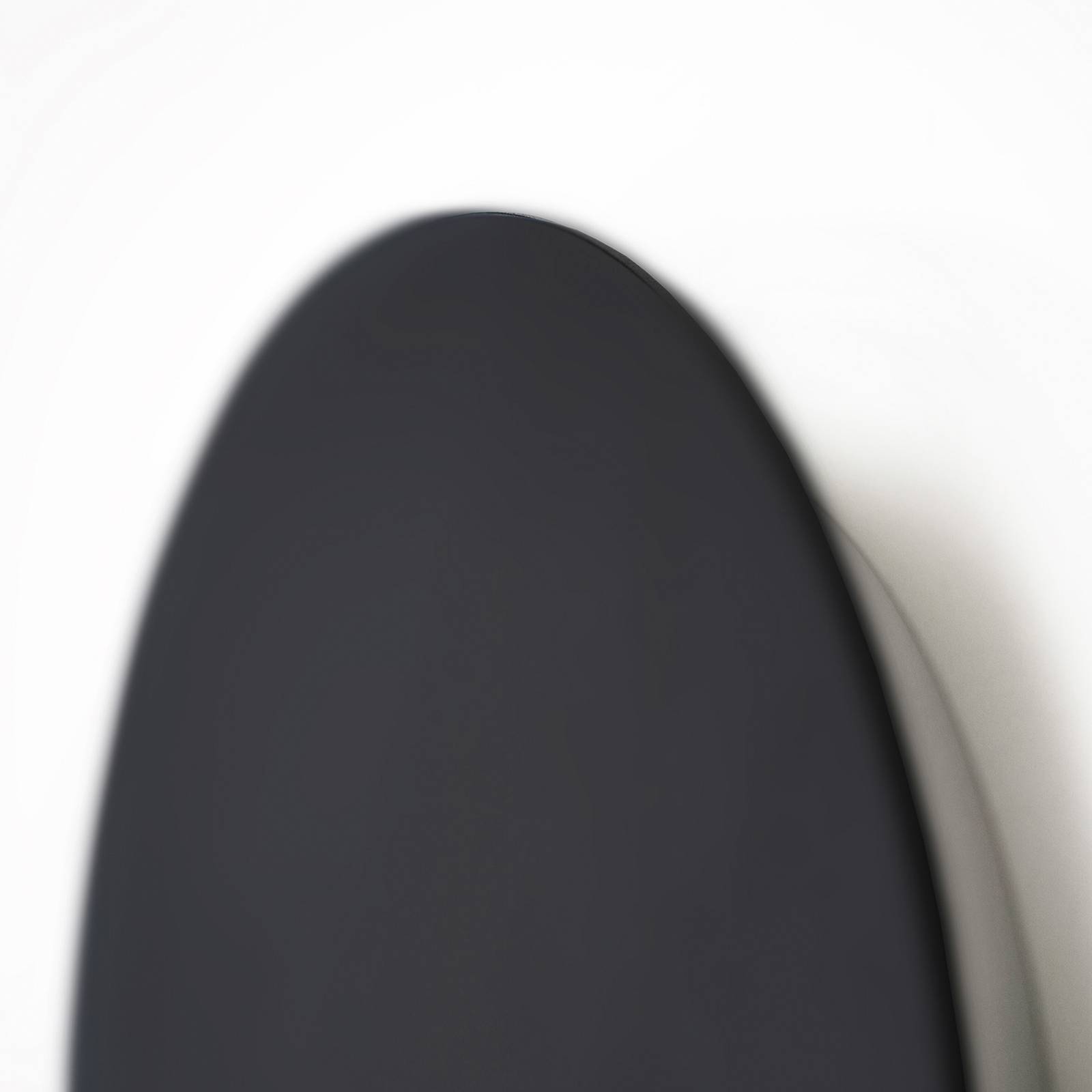 Escale Blade LED-Wandleuchte schwarz matt Ø 79 cm von Escale