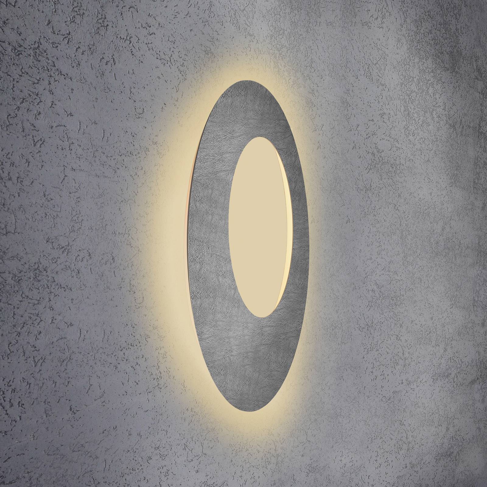 Escale Blade Open LED-Wandleuchte, Beton, Ø 79 cm Escale Blade Open LED-Wandleuchte, Beton, Ø 79 cm von Escale