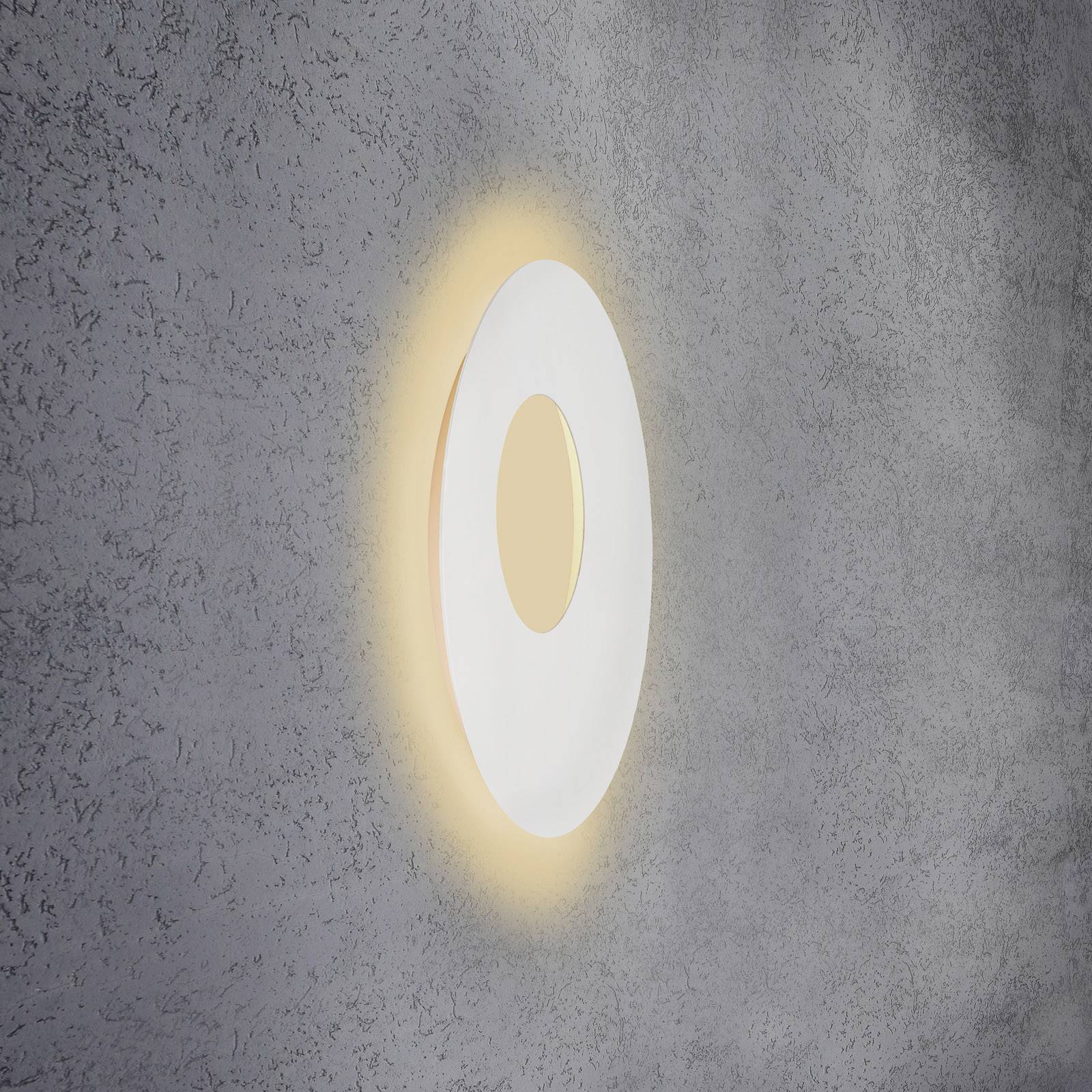Escale Blade Open LED-Wandleuchte, weiß, Ø 59 cm Escale Blade Open LED-Wandleuchte, weiß, Ø 59 cm von Escale