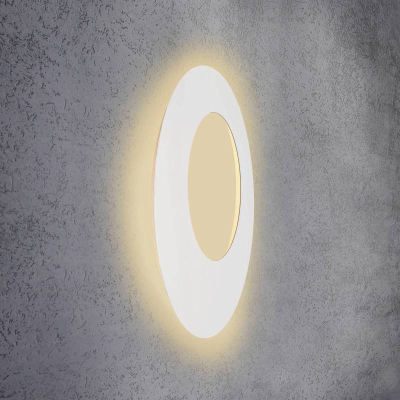 Escale Blade Open LED-Wandleuchte, weiß, Ø 79 cm von Escale