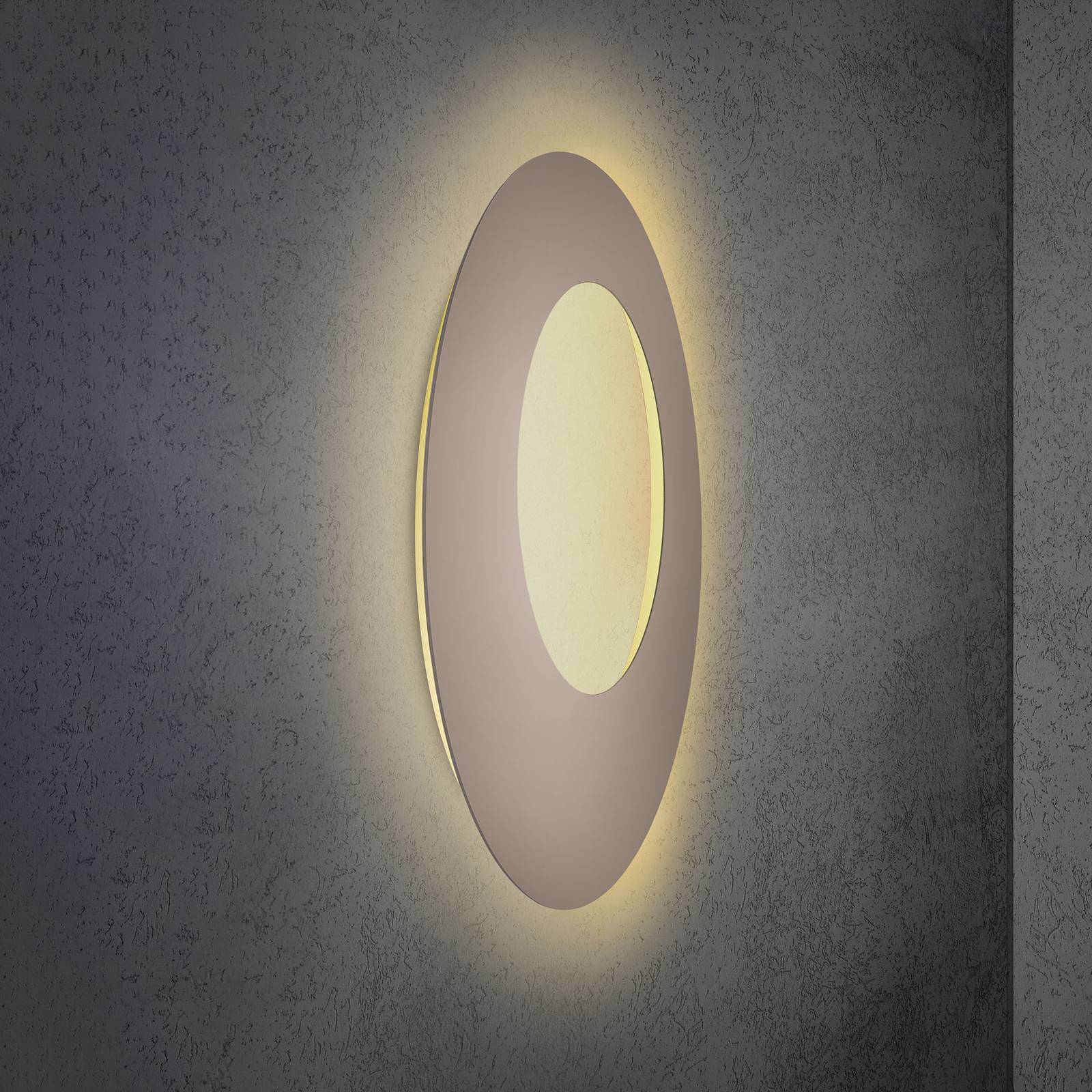Escale Blade Open LED-Wandleuchte taupe Ø 79 cm Escale Blade Open LED-Wandleuchte taupe Ø 79 cm von Escale