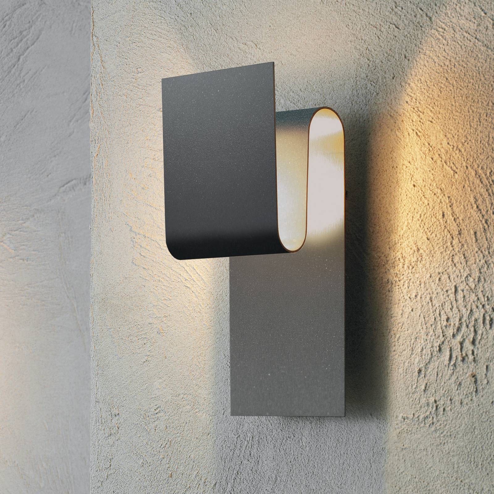 Escale Fold LED-Wandleuchte anthrazit von Escale