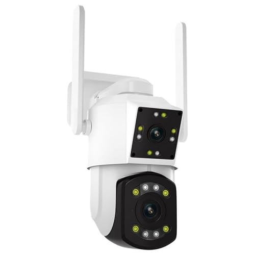 Escam Sicherheitskamera PT210 Dual-Objektiv, WLAN, Bewegungsmelder, Weiß Marke Escam Sicherheitskamera PT210 Dual-Objektiv, WLAN, Bewegungsmelder, Weiß Marke von Escam