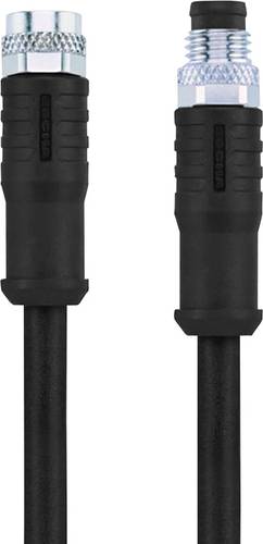 Escha 8046258 Sensor-/Aktor-Steckverbinder, konfektioniert M8 Stecker, gerade, Buchse, gerade 2.00m von Escha