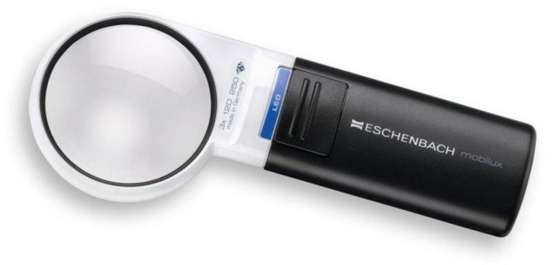 Eschenbach Optik Standlupe 15112 mobilux LED 3x 12dpt Ø 60mm von Eschenbach Optik