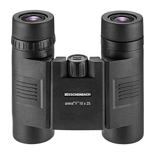 ESCHENBACH Optik 10x25 Arena F+ wetterfestes faltbares Fernglas - handliches Einstiegsmodell für Wanderungen, Vogelbeobachtungen, Veranstaltungen von Eschenbach