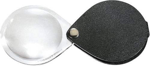 Eschenbach 1740560 Leder-Einschlaglupe Vergrößerungsfaktor: 3.5 x Linsengröße: (Ø) 60mm Schwarz von Eschenbach