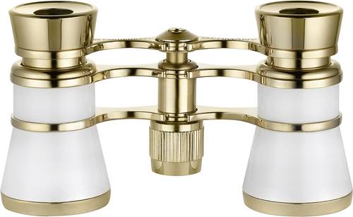 Eschenbach Glamour Theaterglas 3 x 25mm Perlweiß, Gold von Eschenbach