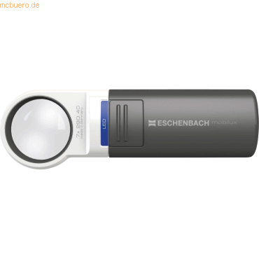 Eschenbach Handlupe 151110 LED Vergrößerungsfaktor 10x DM35mm von Eschenbach