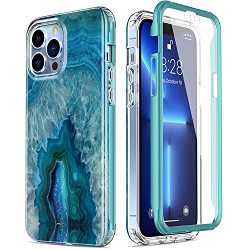 ESDOT Schutzhülle für iPhone 13 Pro Max mit integriertem Displayschutz, militärische Qualität, Schutzhülle für Apple iPhone 13 Pro Max 17 cm (6.7 Zoll), Achatstein von Esdot