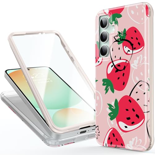 Esdot Schutzhülle für Samsung Galaxy S24 FE mit integriertem Displayschutz – strapazierfähiger harter PC-Vorderrahmen + weiche TPU-Rückseite, trendige, niedliche Designs für Damen, Schutzhülle – Esdot Schutzhülle für Samsung Galaxy S24 FE mit integriertem Displayschutz – strapazierfähiger harter PC-Vorderrahmen + weiche TPU-Rückseite, trendige, niedliche Designs für Damen, Schutzhülle – von Esdot