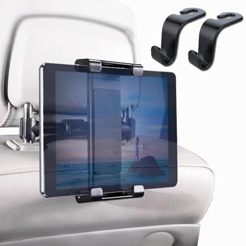 Eseastar Tablet Halterung Auto Kopfstütze, verstellbare Auto Kopfstütze Tablet Halter Halterung Road Trip Essentials für Kinder Kompatibel mit allen 4.7"-14" Bildschirmgeräten, kommen mit 2-Auto Haken Eseastar Tablet Halterung Auto Kopfstütze, verstellbare Auto Kopfstütze Tablet Halter Halterung Road Trip Essentials für Kinder Kompatibel mit allen 4.7"-14" Bildschirmgeräten, kommen mit 2-Auto Haken von Eseastar