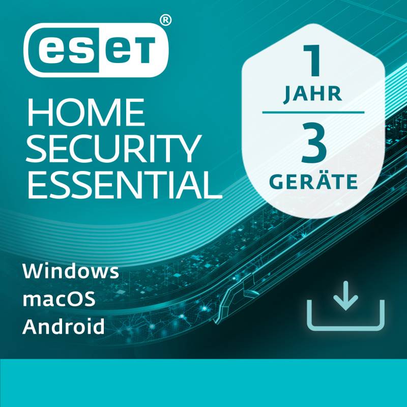 ESET HOME Security Essential [3 Geräte - 1 Jahr] von Eset