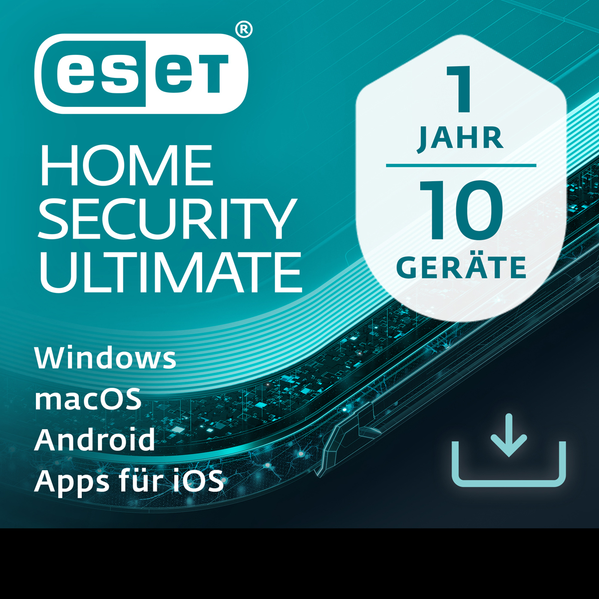 ESET HOME Security Ultimate [10 Geräte - 1 Jahr] von Eset